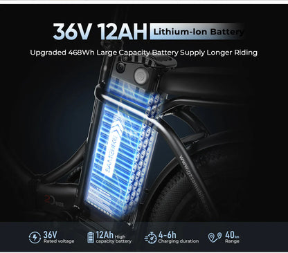 Samebike CY20 – Folding Urban Electric Bike